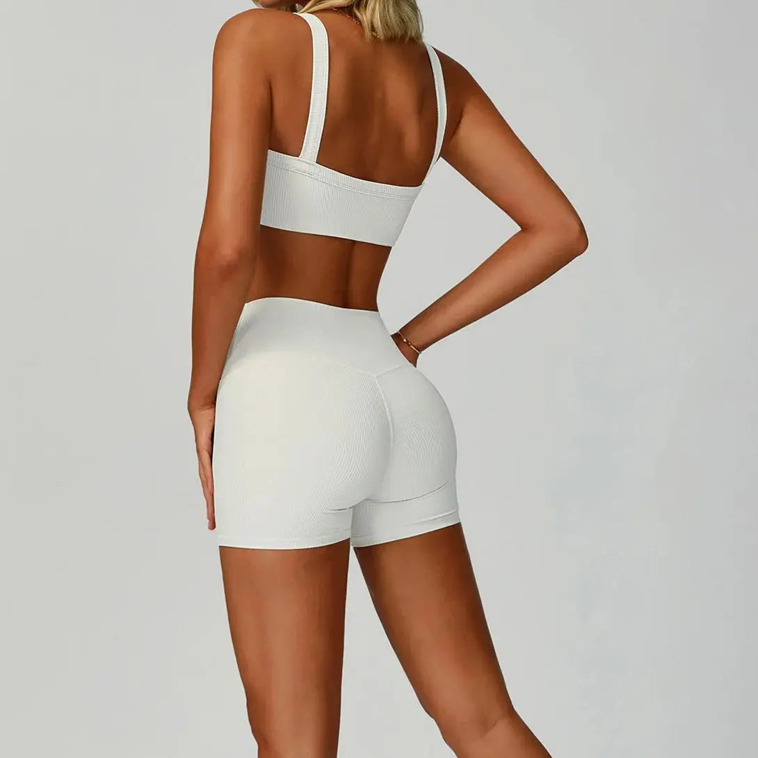 Conjunto Fitness VYRA Canelado - 2 ou 3 Peças